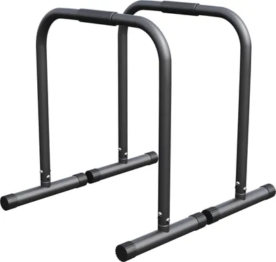 Produktbild von GORILLA SPORTS® Dip Barren - 2er Set, 61 x 38 x 73 cm, bis 200 kg, rutschfest, Schwarz - Fitness Parallettes, Dip Station, Push Up Stand Bar, Dip Stangen, Dip Ständer, Calisthenics Trainingsgerät