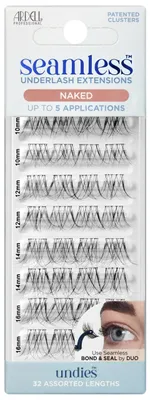 Imagen del producto de Ardell Extensiones para pestañas inferiores "Seamless Refill" en tono "Naked", paquete de 32 unidades