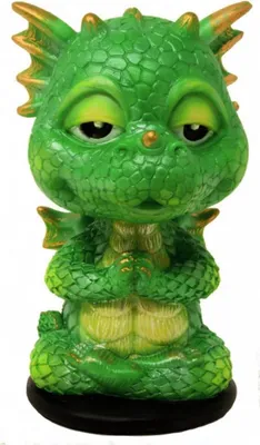Produktbild von Wackelkopf Yoga Drache