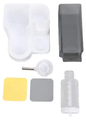 Produktbild von Automatischer Hamster-Futterspender und Wasserspender, 2-in-1-Futternapf für Kleintiere, 80 ml