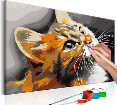 Image de Peinture au Chiffre 40x50 cm Adultes Kit de Peinture avec Pinceau Cadeau Décoration Enfants Peinture à la main Kit DIY