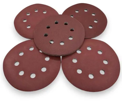 Produktbild von Schleifscheiben 125 mm 8-Loch Aluminiumoxid Klett 25 Stück K150