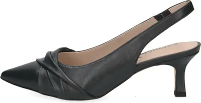 Produktbild von Caprice Damen Pumps spitz aus Leder mit Slingback Riemen 9-29600-46, Größe:38.5 EU, Farbe:Blau