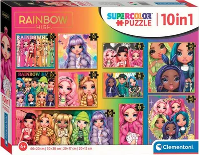 Produktbild von CLEMENTONI Puzzle Regenbogen Hoch 10v1