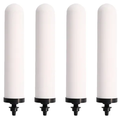 Keramik-Wasserfilter 10" 4 Stück mit Aktivkohle