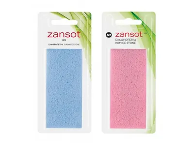 Obrázek produktu pro ZANSOT Pemza na nohy modrá + růžová