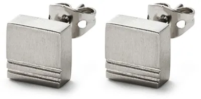 Produktbild von Monomania 31011 Ohrringe Ohrstecker Uni Quadratisch Edelstahl