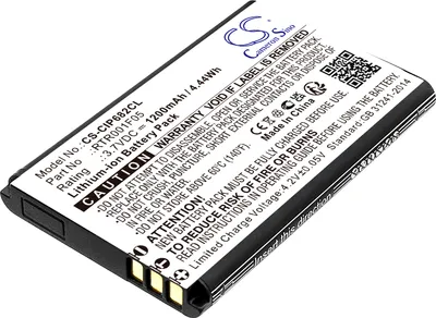Obrázok produktu pre TECHTEK Batéria kompatibilná s [Cisco] CP6825-3PC-K9, IP DECT 6800, IP DECT 6825 nahrádza RTR001F05