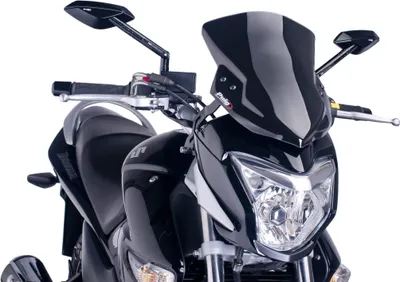 Productafbeelding van PUIG kuip voor sportieve motoren, zwart, goedgekeurd (ABE) voor Suzuki Inazuma