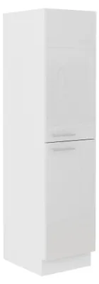 Produktbild von Küchen Midi Hochschrank 30 Lara Weiß Hochglanz Küchenzeile Küchenblock Küche