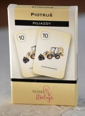 Produktbild von Spielkarten „Piotruś – Fahrzeuge“