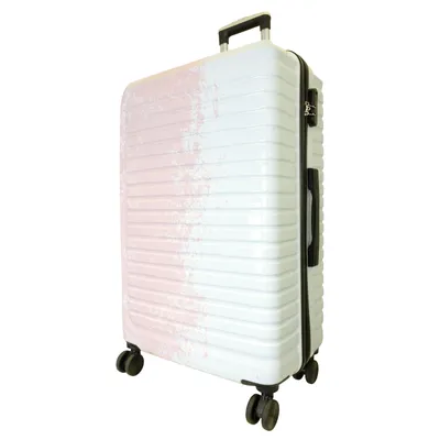 Produktbild von Hartschalen-Koffer Großer Reisekoffer Sierra 76 cm Trolley Größe L weiss-pink Motivkoffer
