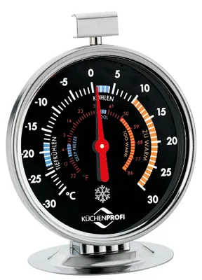 Produktbild von Küchenprofi Gefrier-/Kühlschrank-Thermometer, schwarz