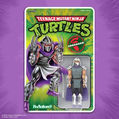 Produktbild von Teenage Mutant Ninja Turtles ReAction+ Actionfigur Wave 01 Shredder