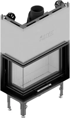 Produktbild von Kaminofen Hitze HST68x43.LG 13,2 kW Kaminofeneinsatz Links Kaminofen Holzofen