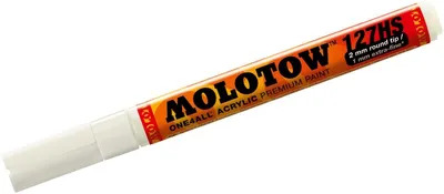 Produktbild von Molotow Acrylmarker ONE4ALL ACRYLIC 127HS 2mm, Nr. 229, naturweiss