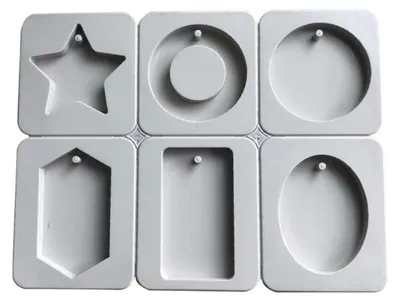 Silikon-Seifenformen, 6 Stück, DIY, handgefertigt, für Seife, Backen, Dekoration