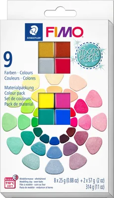 Image de FIMO Mod.masse Effet Mixing Pearls 10er-Set au détail