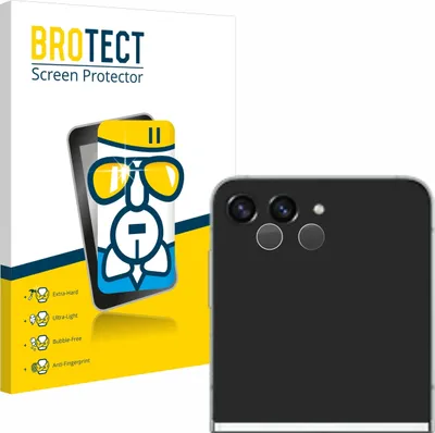 Produktbild von BROTECT Schutzglas für Samsung Galaxy Z Flip 5 (NUR Kameraschutz) Schutzfolie Panzer Folie Glas Display Schutz klar
