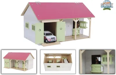Produktbild von Stajňa s dvoma drevenými boxmi 34X22X19 cm ružová 1:32