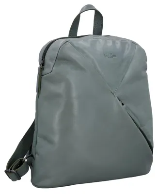 Produktbild von Gusti Leder Sanna Rucksack, Groß, Grün, Damen, Rindsleder, Verstecktes AirTag-Fach, 9x32.5x31 cm