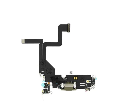Produktbild von Ladebuchse für iPhone14 Pro Gold Dock Connector Flex Ersatz