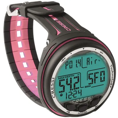 Produktbild von Cressi Giotto Tauchcomputer - Modell mit Armband, Farbe:pink/rosa