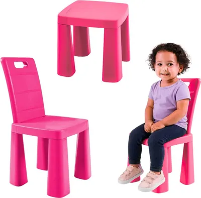 Immagine prodotto di Sedia per bambini in plastica - rosa