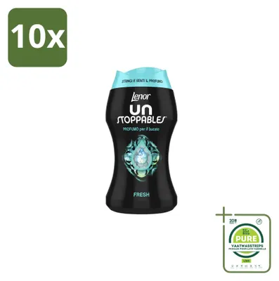 Produktbild von 10 x Lenor Unstoppables Wäscheparfüm Fresh - 140 g - Großpackung - 10 Stücke