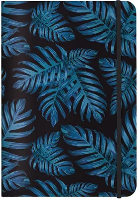 Produktbild von Notizbuch A5 Philodendron blue