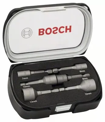 Image de Coffret de 6 douilles 1/4 50mm - BOSCH - 2608551079
