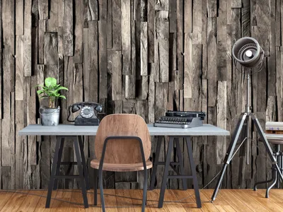 Produktbild von Vlies Fototapete Bretter Holz 400x280 cm Tapeten Wandtapete XXL Optisch 3d braun beige grau f-C-0421-a-d