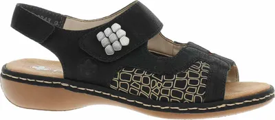 Produktbild von Damen Sandalen Rieker 65989-01 schwarz 37