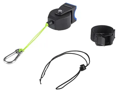 Image de Corde de remorquage pour vélo, sangle élastique de type « bungee cord » pour le remorquage d'un vélo par un parent, VTT, élastique, rétractable, pratique, accessoire de vélo. Version : Premium