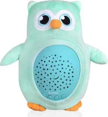 Obrázok produktu pre Baninni Hviezdny projektor Sova Mint Green