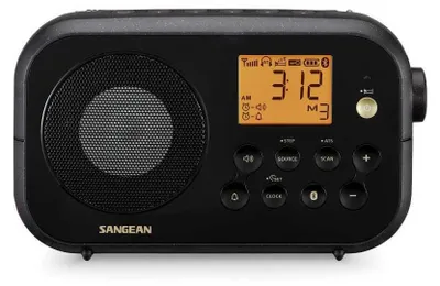 Produktbild von Sangean PR-D12BT Traveller 120 UKW-Radio mit Bluetooth tragbar versch. Varianten Farbe: Schwarz