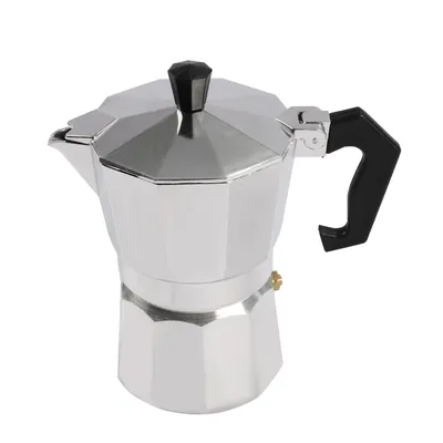 Zdjęcie produktu dla 3 filiżanki kawy w mini ekspresie do kawy z pojedynczą płytą grzejną o mocy 500 W (ekspres do kawy)