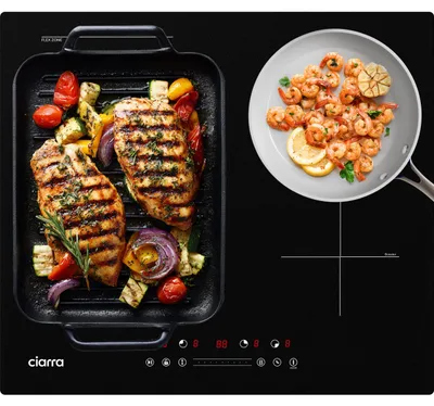 Obrázok produktu pre Indukčná varná doska, 60 cm, s flexzónou, vstavaná, 7200 W, s 4 varnými zónami