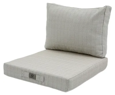 Immagine prodotto di Cuscini per salotto da giardino sfoderabile 50x50cm - Turchese Chiné