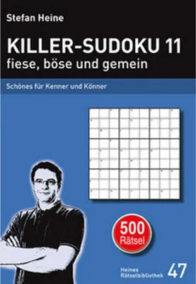 Obrázek produktu pro Killer-Sudoku 11 fiese, böse und gemein