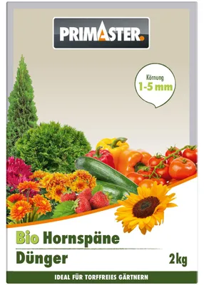 Produktbild von Hornspäne Dünger 2 kg organisch N-Dünger 14% fein gekörnt aus Deutschland für -Landbau