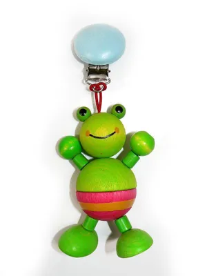 Produktbild von Holzspielzeug Clipfigur Frosch BxLxH 75x40x180mm NEU