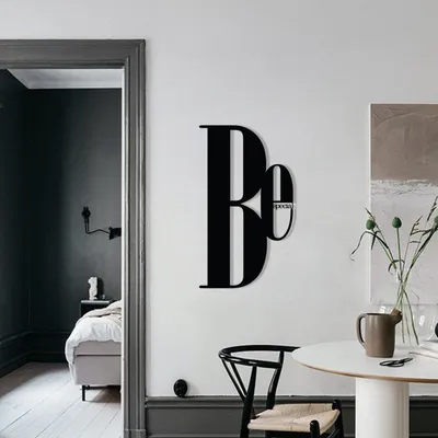 Produktbild von Wallity, Be- ENZ1788, Schwarz, Sonstige Wohndekorationen, 50 x 29 cm, 100% Metall (Dicke: 1