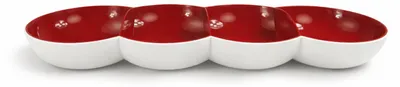 Produktbild von TUPPERWARE Allegra Perle rot weiß Servierschale Servierschalenquartett