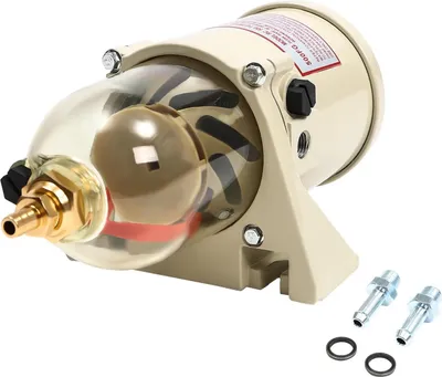 Produktbild von Diesel Kraftstofffilter mit Wasserabscheider - 500FG/500FH - Aluminiumlegierung - Für Boot und LKW - - Gelb