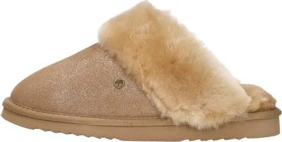 Image de Warmbat Collie  Pantoffels Open - Goudkleur - Maat 38