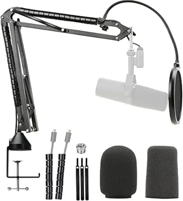 Obrázok produktu pre Mikrofónny držiak Shure SM7B znižuje vibrácie a zlepšuje kvalitu nahrávania YouShares