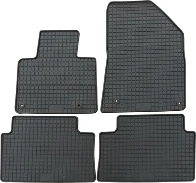 Produktbild von für Citroen C5 ab 04/2008 Passform Fußmatten PETEX Gummimatten 4-teilig schwarz Allwettermatten Gummifußmatten