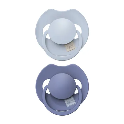 Produktbild von LOVI Schnuller Silikon dynamisch Prime Baby Blue/Blue 6-18 m 2 St. 34/418