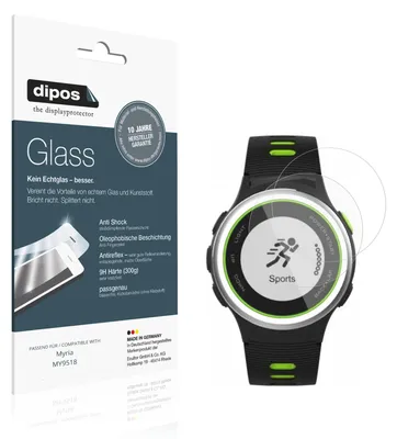 Produktbild von 2x Schutzfolie für Myria MY9518 matt - Anti-Shock 9H Folie dipos Glass Kunststoffglas